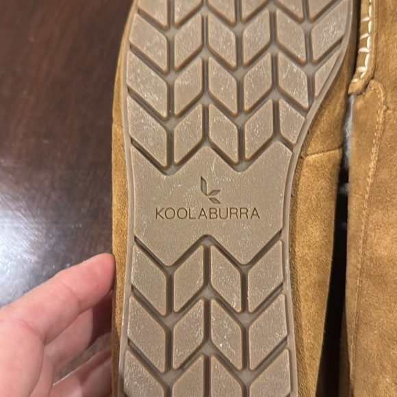 Lezly Koolaburra by UGG Cozy Flats Slip On Slippers Suede Upper Faux Fur Lining - Picture 7 of 8